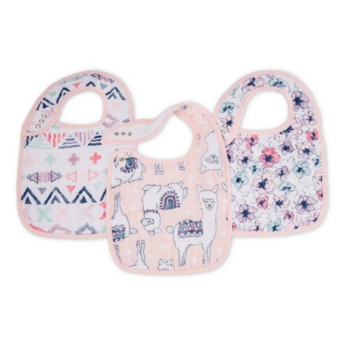Aden and Anais - Classic Snap Bibs 3-pack Trail Blooms