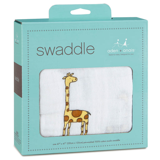 Aden and Anais - Classic Swaddle 1-pack Jungle Jam Giraffe