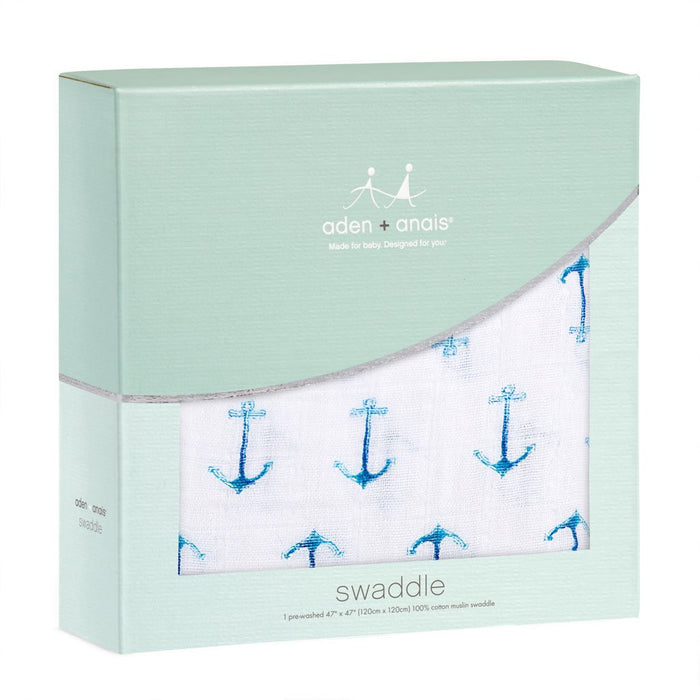 Aden and Anais - Classic Swaddle 1-pack Marina
