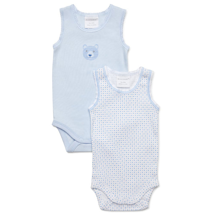 Kids Cotton Singlets 2 Pack – Marquise